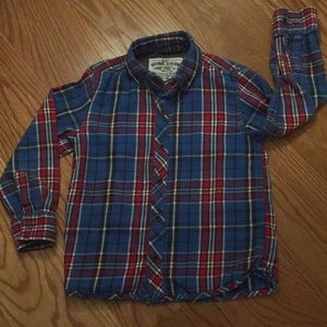 Like-new Next brand plaid shirt. Age 3-4yo.